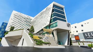 Voorkant van accommodatie