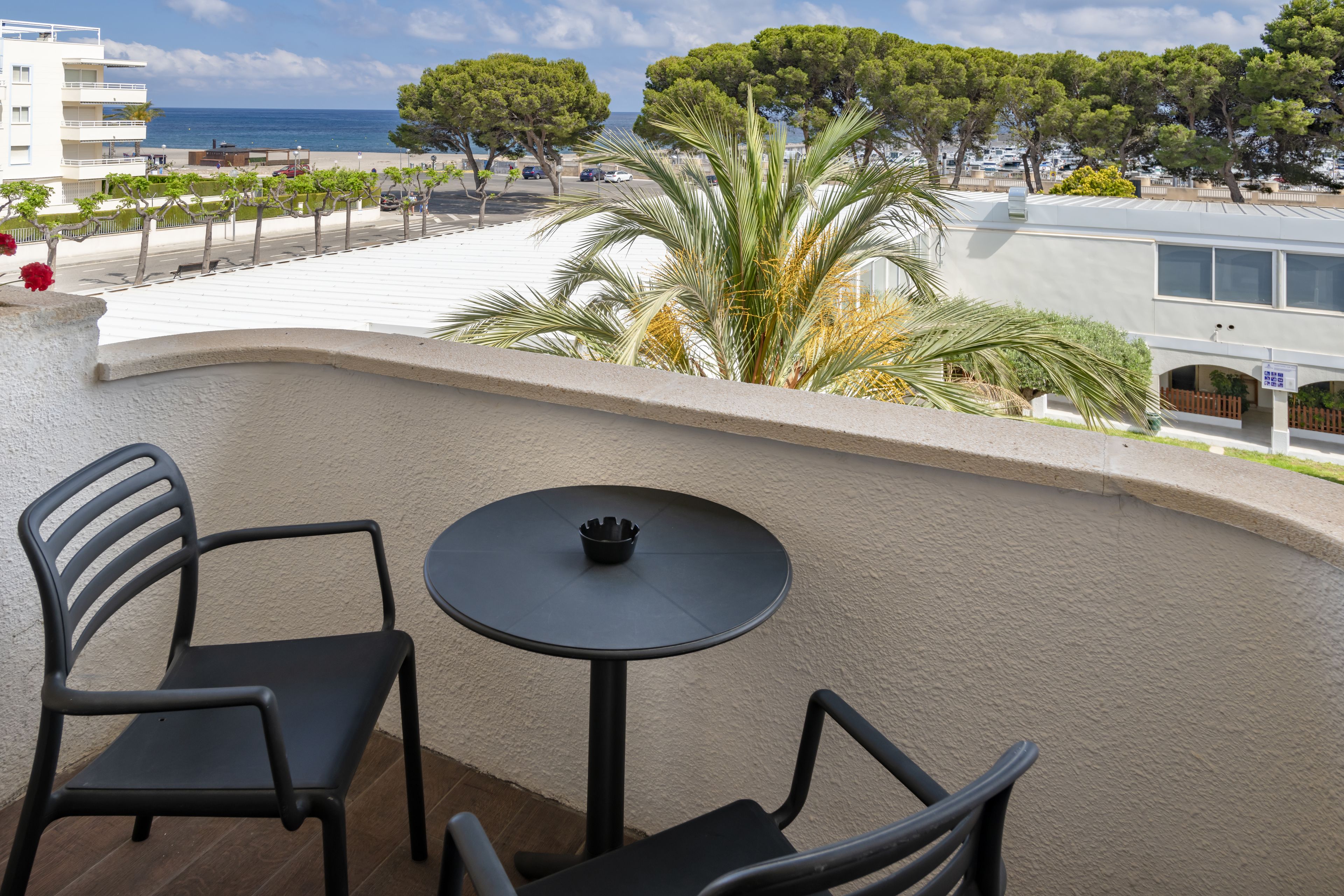 Uitzicht vanuit de kamer