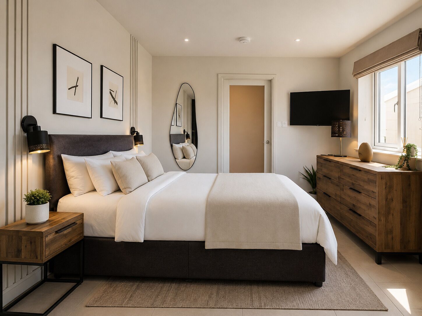 Cortinas blackout, tabla de planchar con plancha y wifi gratis 