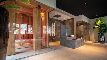 Een sauna, een stoombad
