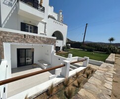 Quarto casal ou duplo econômico, vista para o jardim | Terraço/pátio