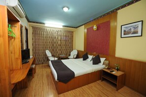 Room (Garden Facing Double With AC) | View from room - Acme Guest House (Kathmandu)