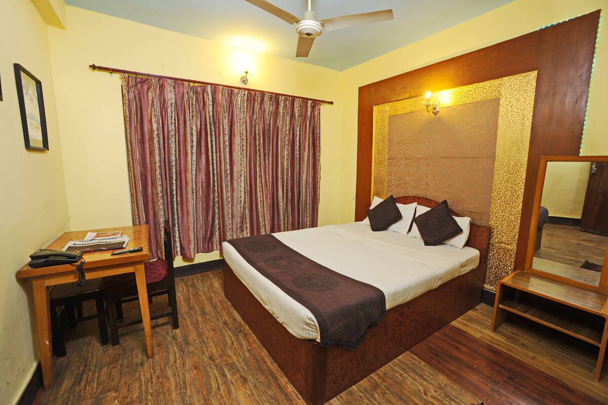Standard Single Room (Non-AC) | Memory foam beds, in-room safe, desk, WiFi (free)