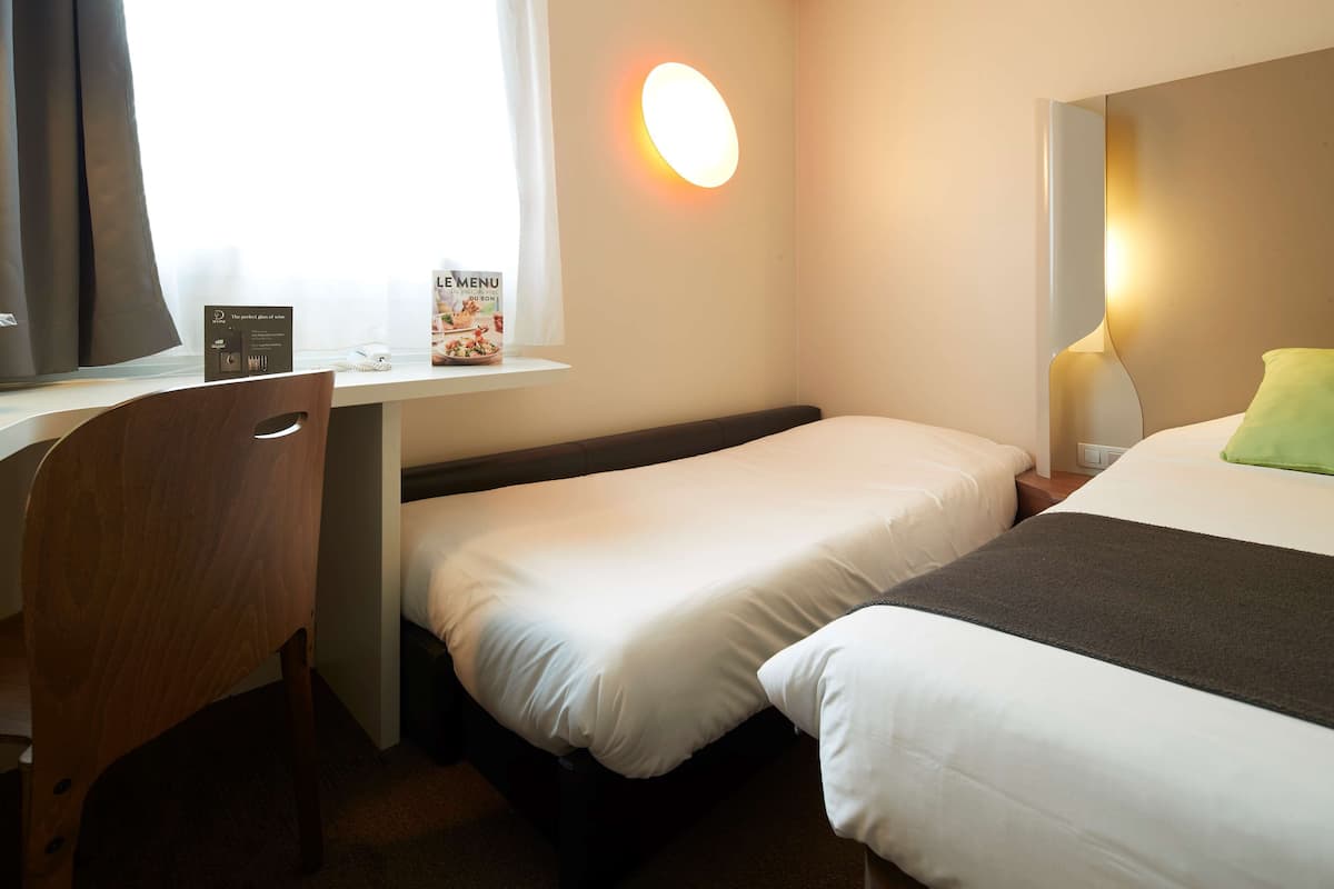 next generation, room, multiple beds | premium bedding, memory-foam beds, individually furnished, desk