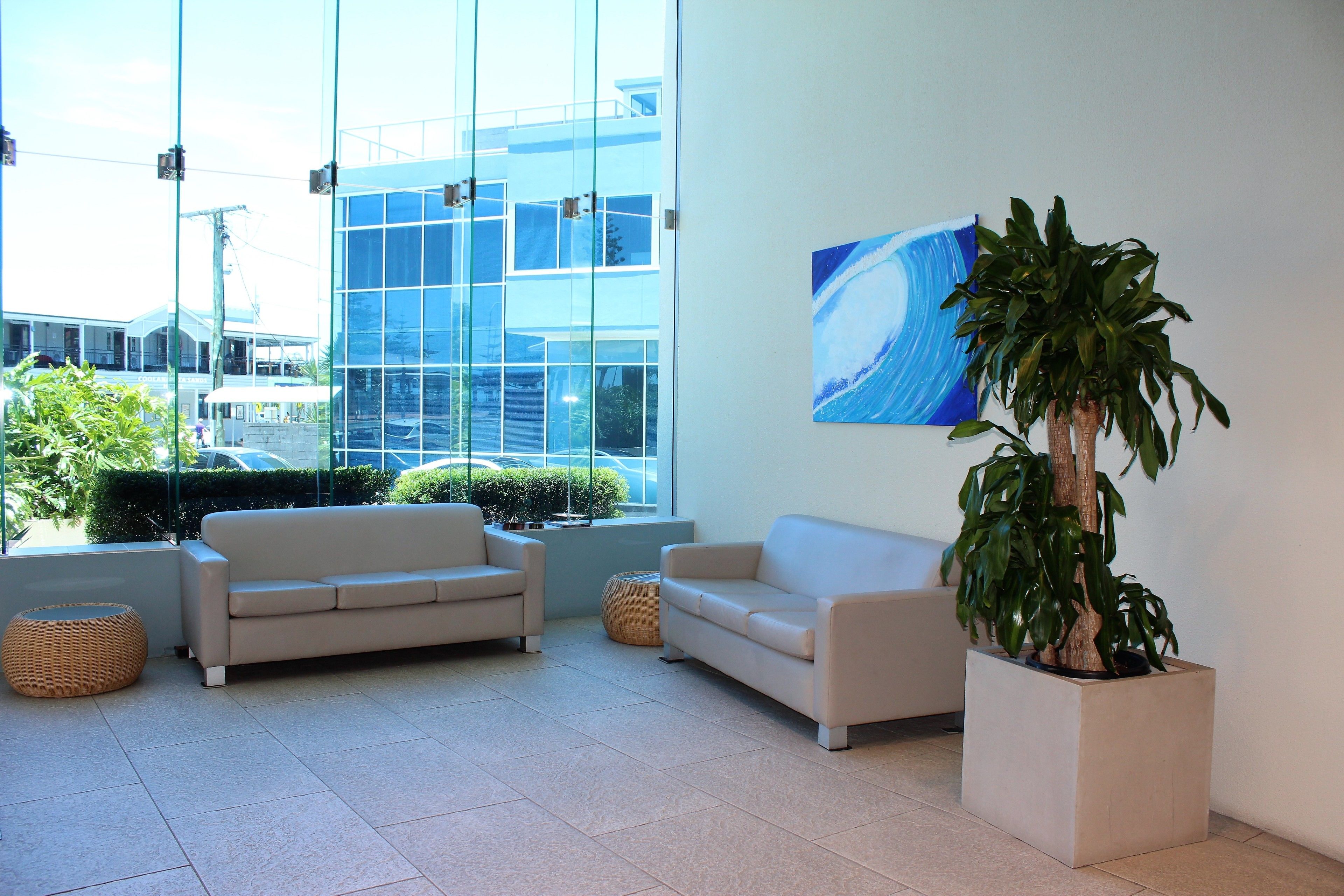 Lobby sitting area
