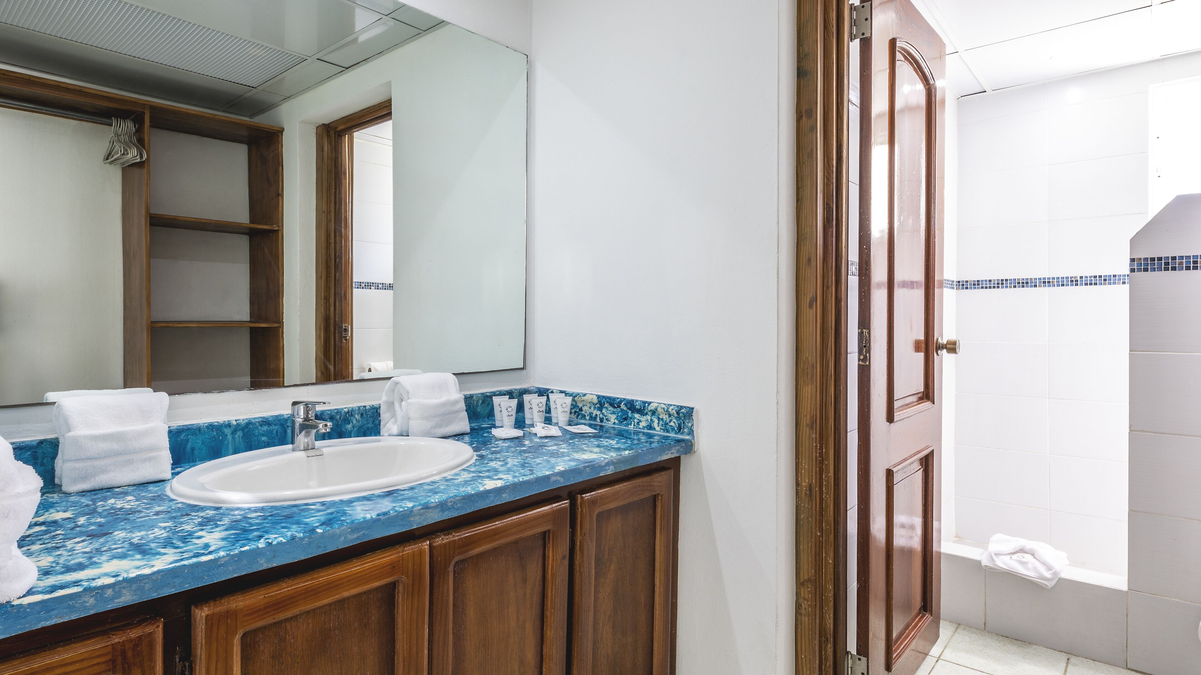 standard | bathroom | free toiletries, hair dryer, towels