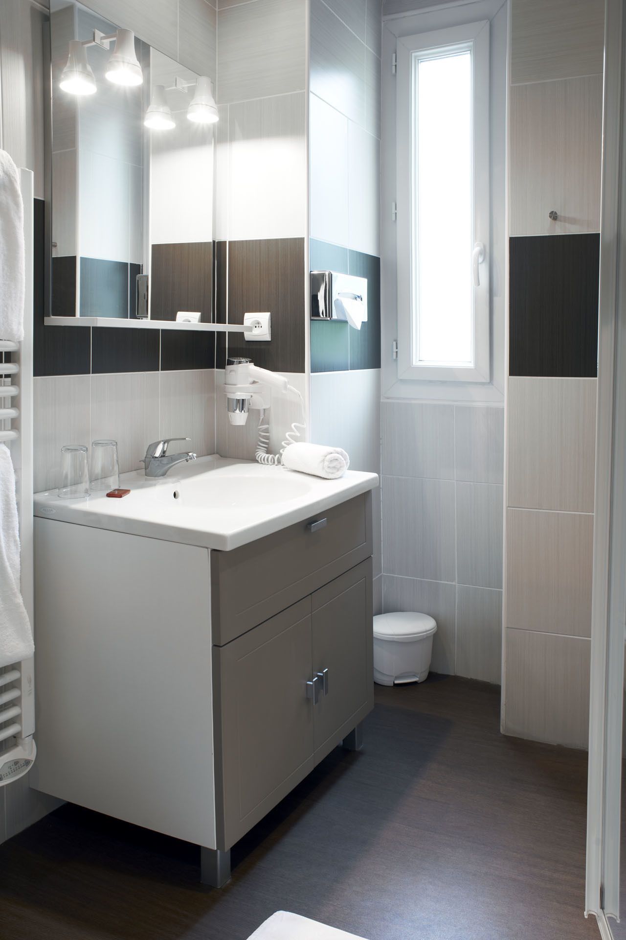 superior double or twin room | bathroom | shower, hair dryer, dressing gowns, slippers