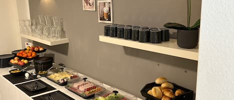 Daily buffet breakfast (EUR 12 per person)