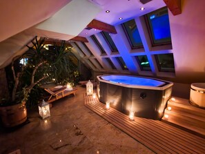 Bain à remous intérieur
