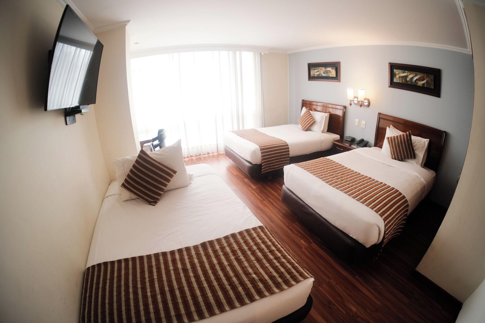 triple room  | in-room safe, desk, soundproofing, travel cot