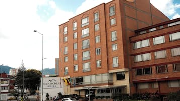 Façana frontal de l'allotjament