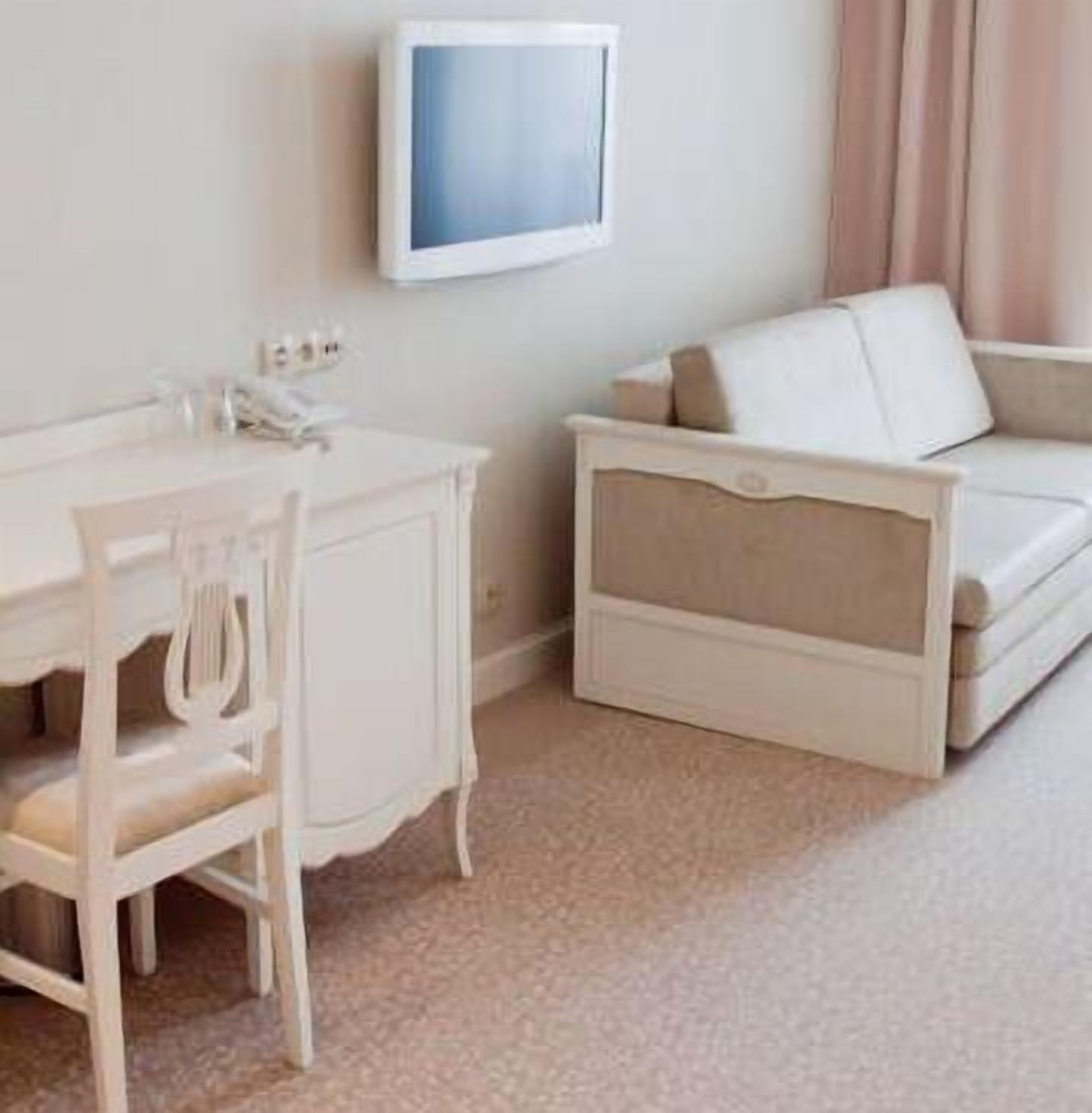 superior double or twin room, private bathroom | living area | tv