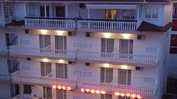 Front of property - evening/night