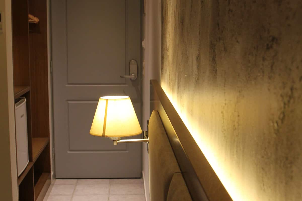 double or twin room | desk, blackout curtains, soundproofing, free wifi