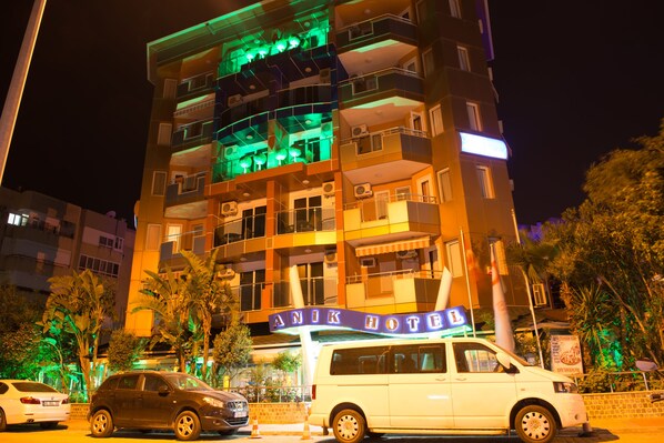 Front of property - evening/night
