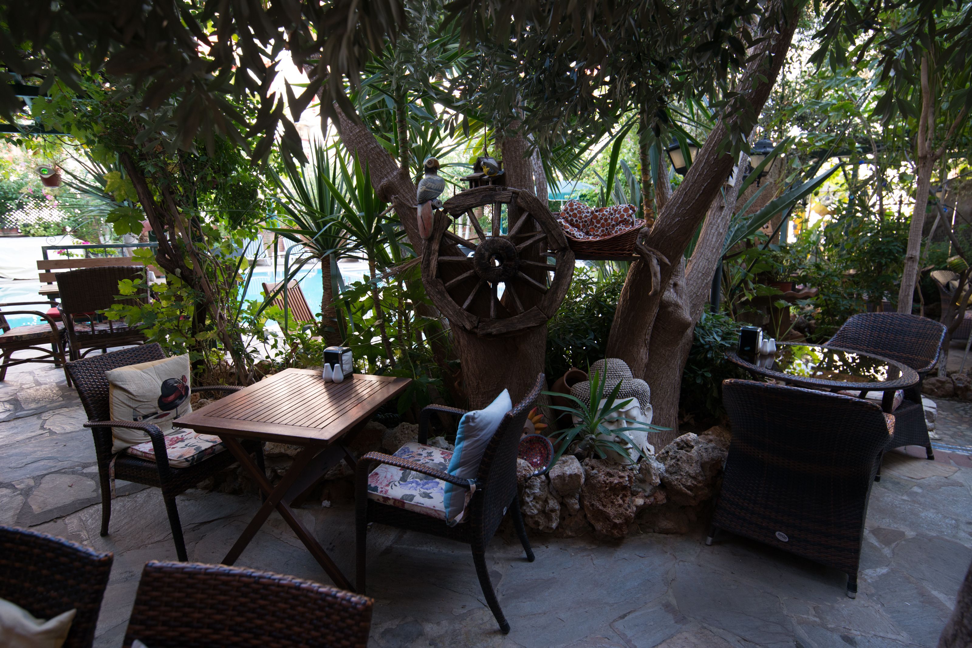 Poolside bar