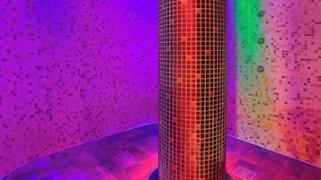 Turkish bath, mud baths, aromatherapy, manicures and pedicures
