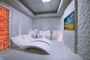 Sauna, tina de hidromasaje, baño de vapor y baño turco o hammam 