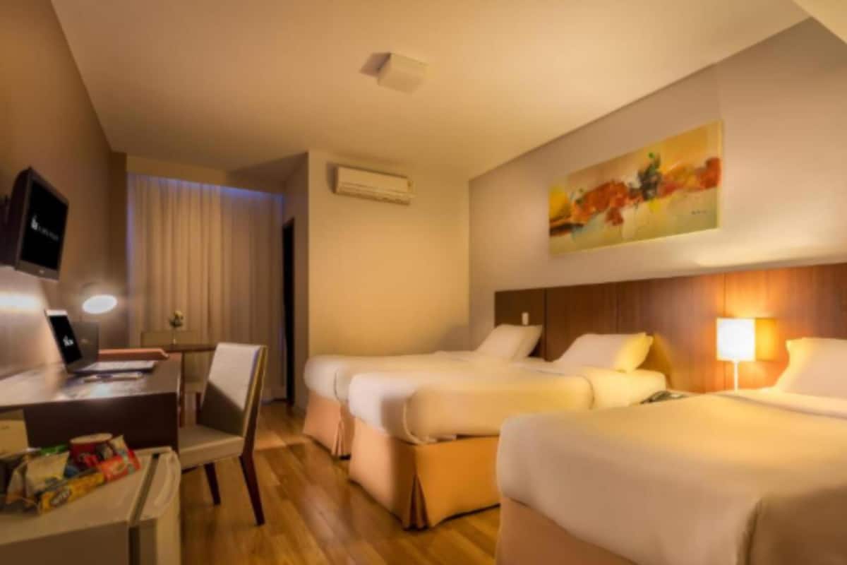 Minibar, in-room safe, desk, blackout curtains