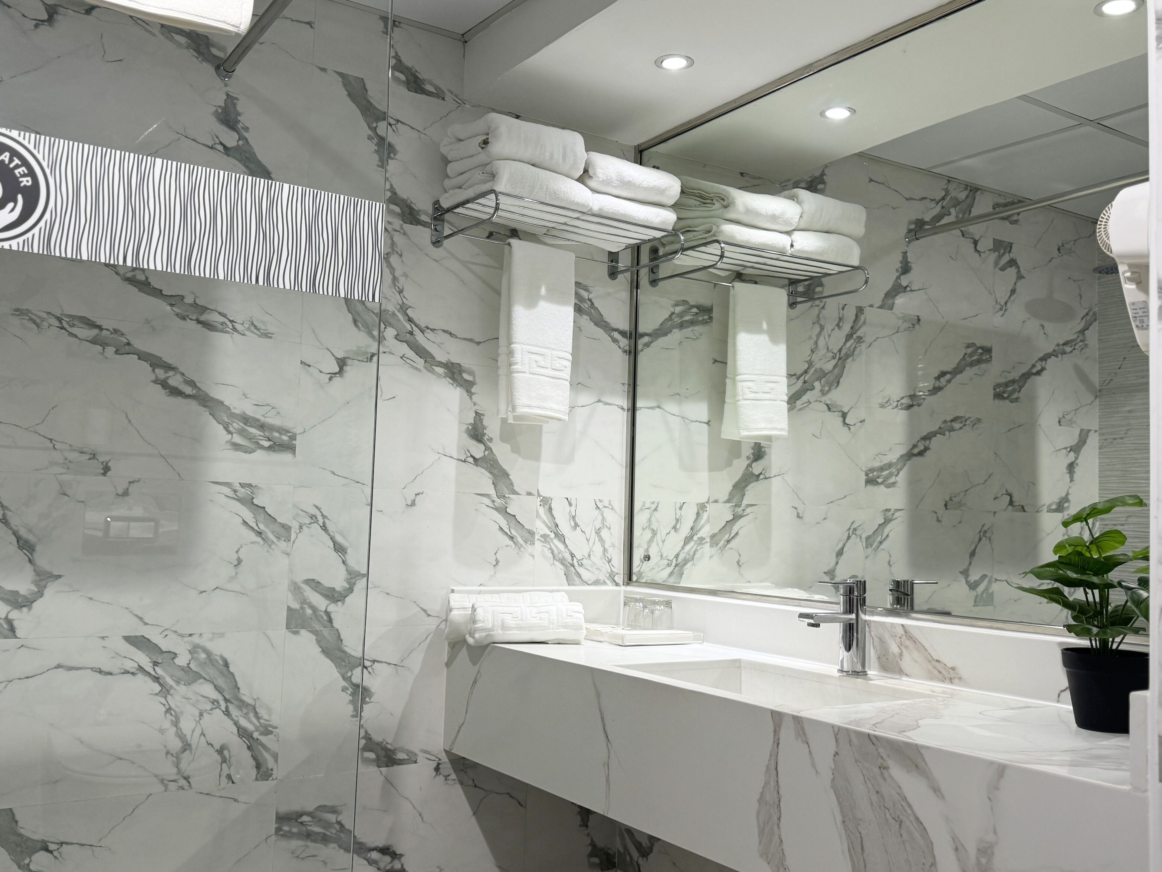 deluxe double or twin room | bathroom sink