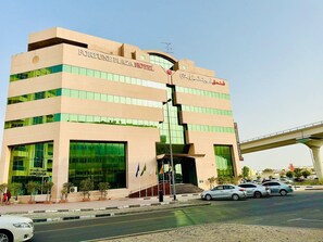 Majoituspaikan julkisivu