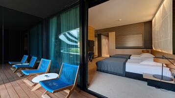 Biancheria da letto di alta qualità, minibar, cassaforte in camera