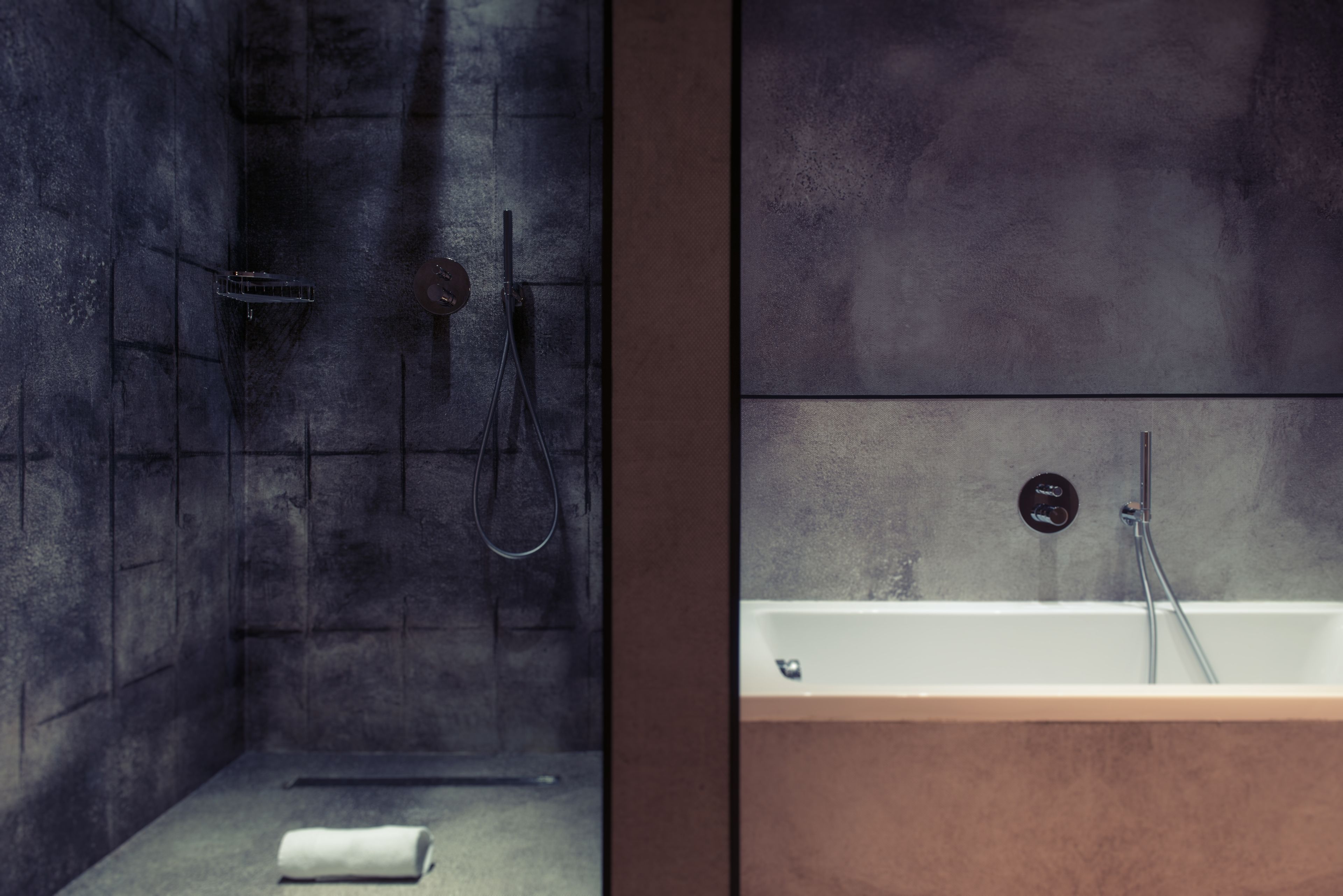 Ducha, cabezal de ducha tipo lluvia, artículos de tocador de diseñador