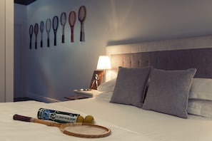 1 Schlafzimmer, hochwertige Bettwaren, Daunenbettdecken, Minibar