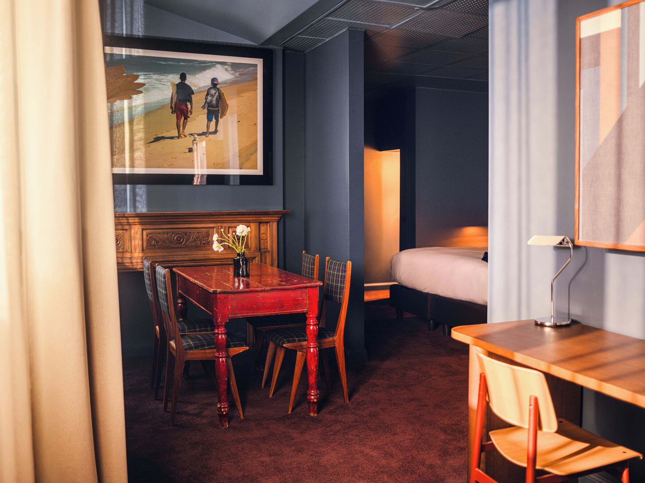 Courtyard Suite | Premium bedding, down comforters, minibar, in-room safe