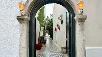 Entrada de la propiedad