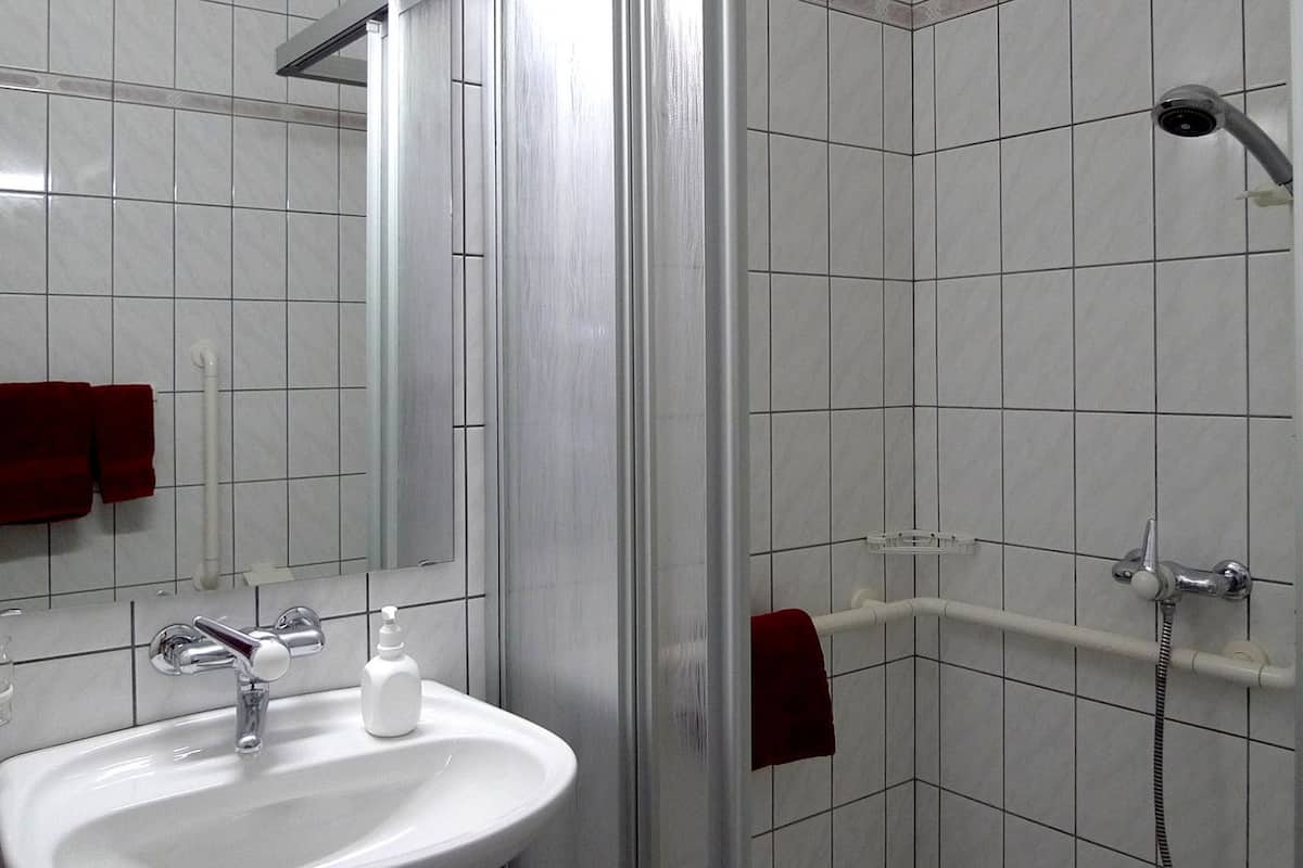 double room, balcony | bathroom | shower, hair dryer, towels