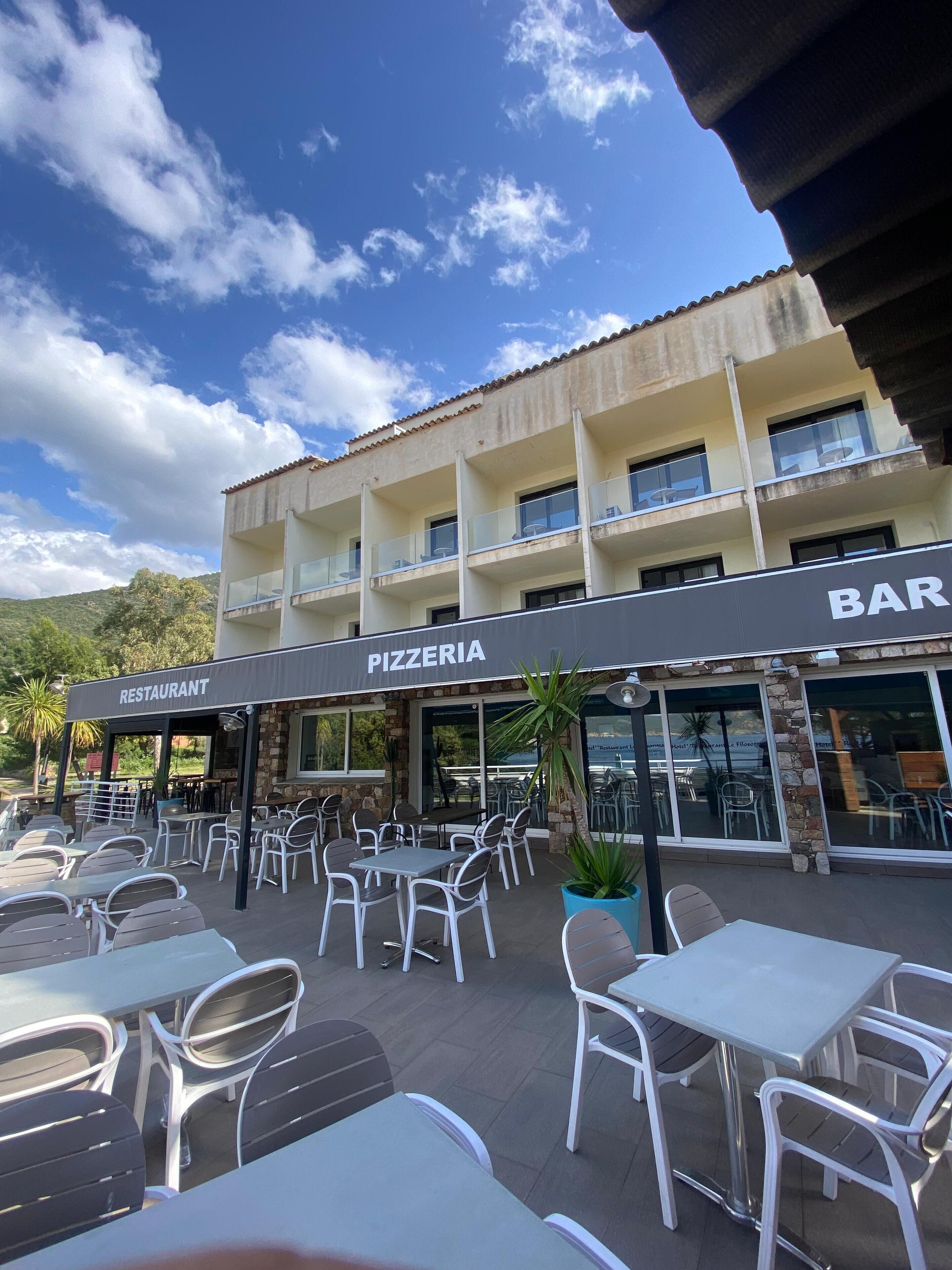 Façade de l’hébergement