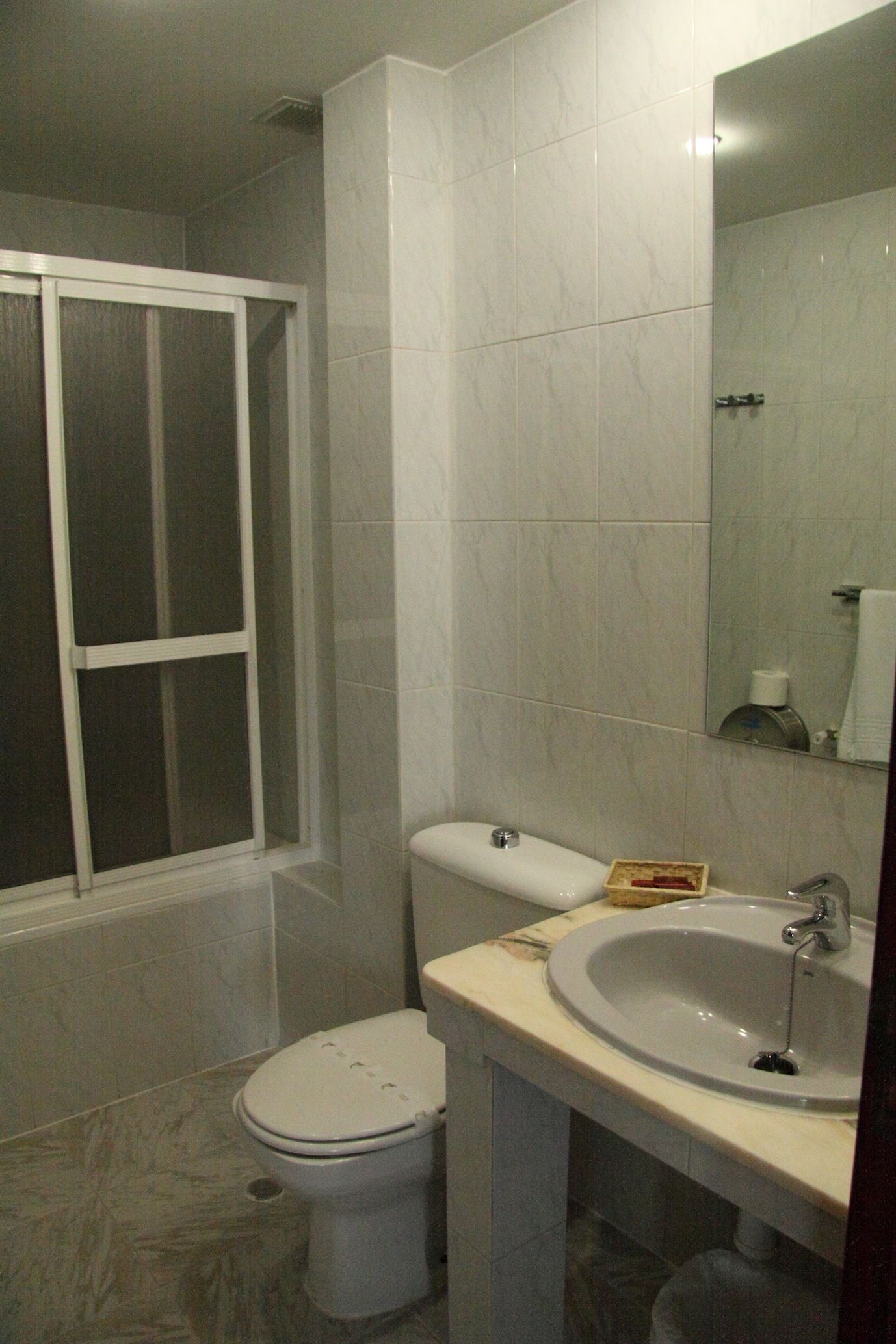 free toiletries, hair dryer, towels