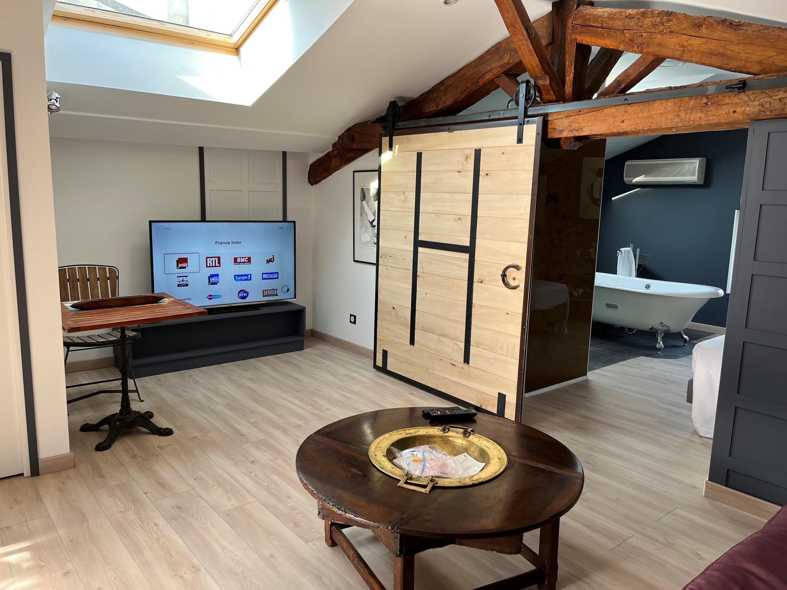 Appartamento Deluxe, bagno in camera, vista città (Le loft des consuls) | Lounge