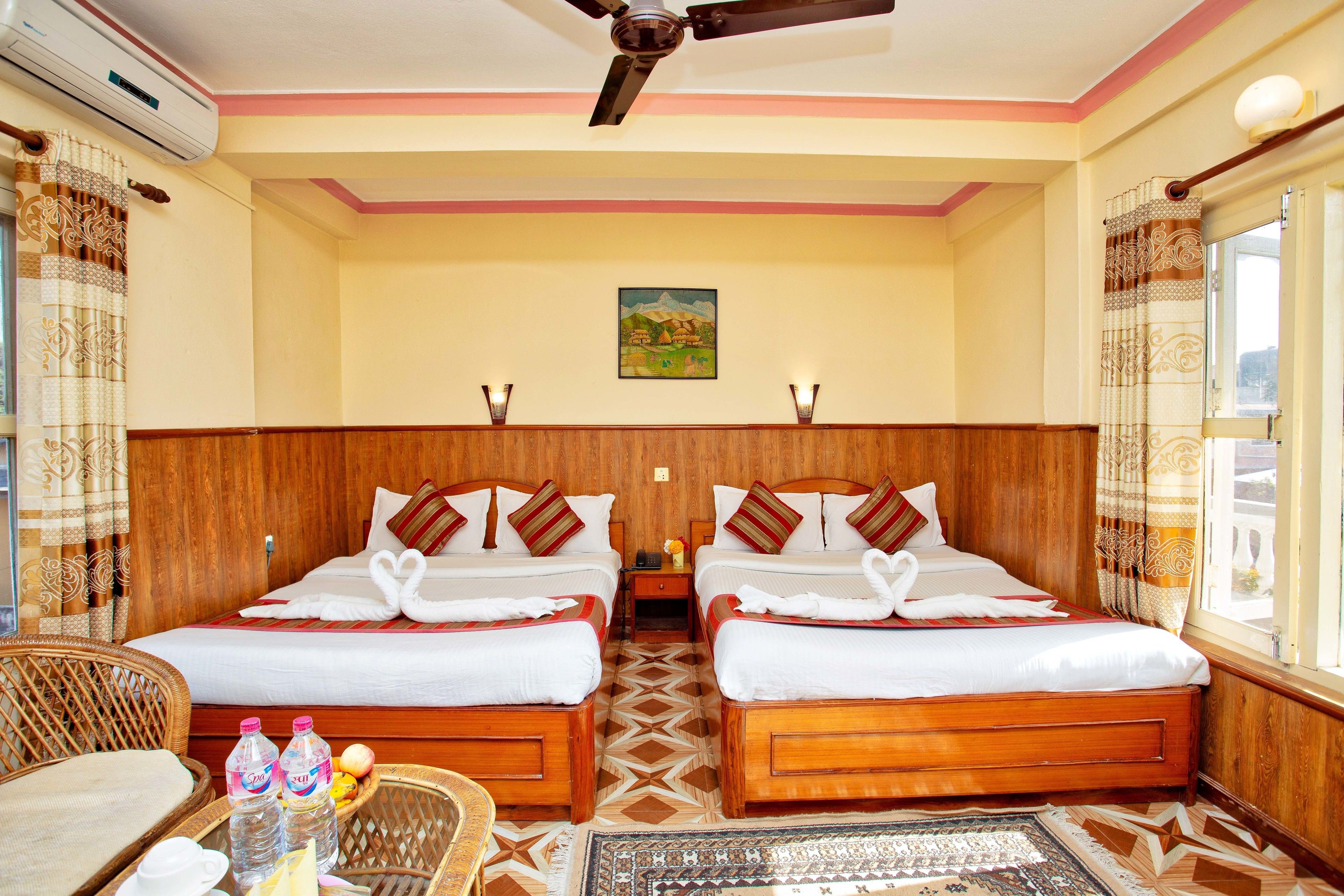 Deluxe Twin Room, Mountain View | Premium bedding, memory foam beds, in-room safe, individually decorated