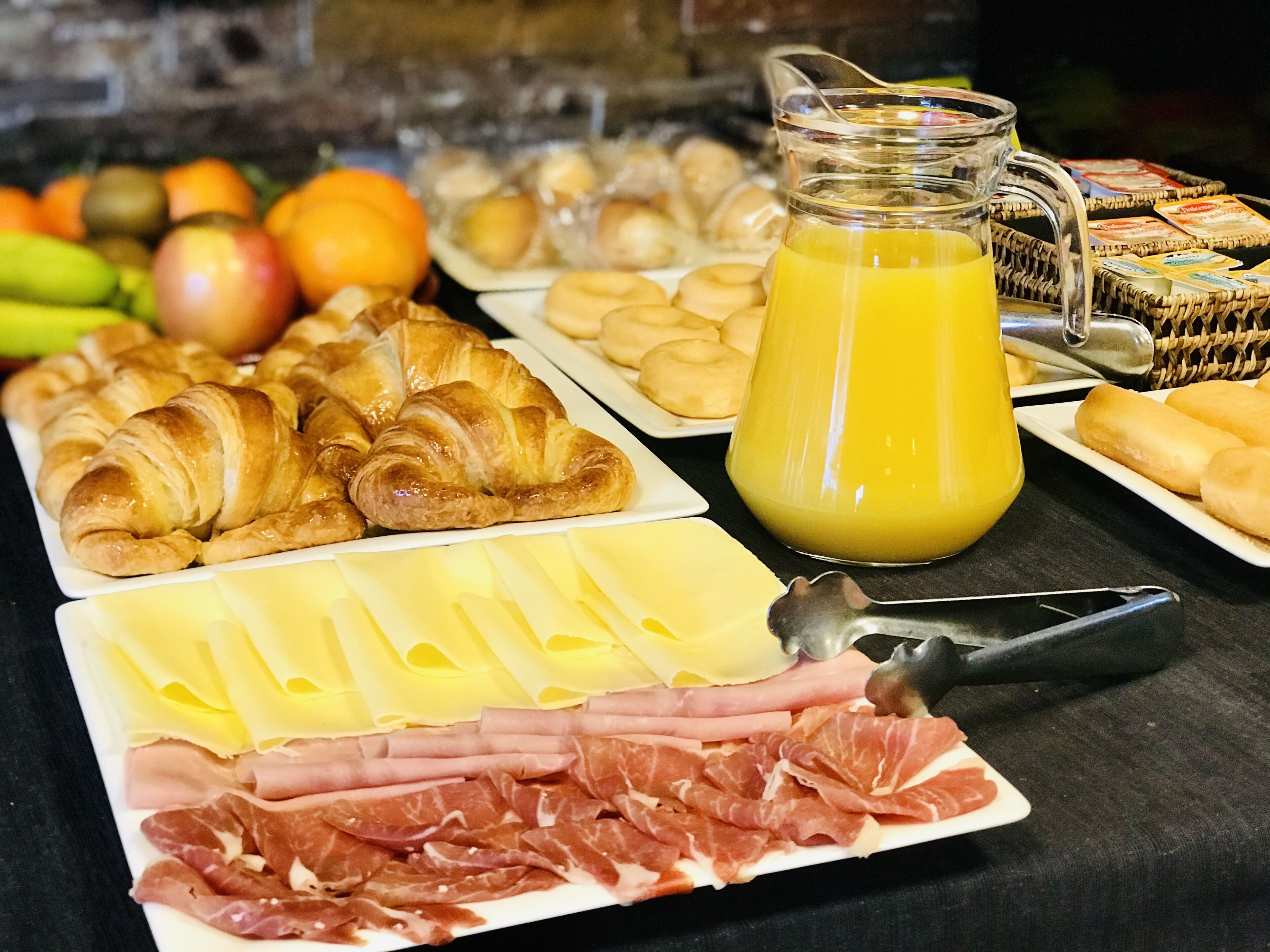 Daily buffet breakfast (EUR 13 per person)