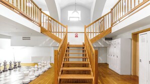 Bed in 10-Bed Mixed Dormitory Room | Living area | 35-cm TV with satellite channels - Hotel Stary Pivovar (Prague)