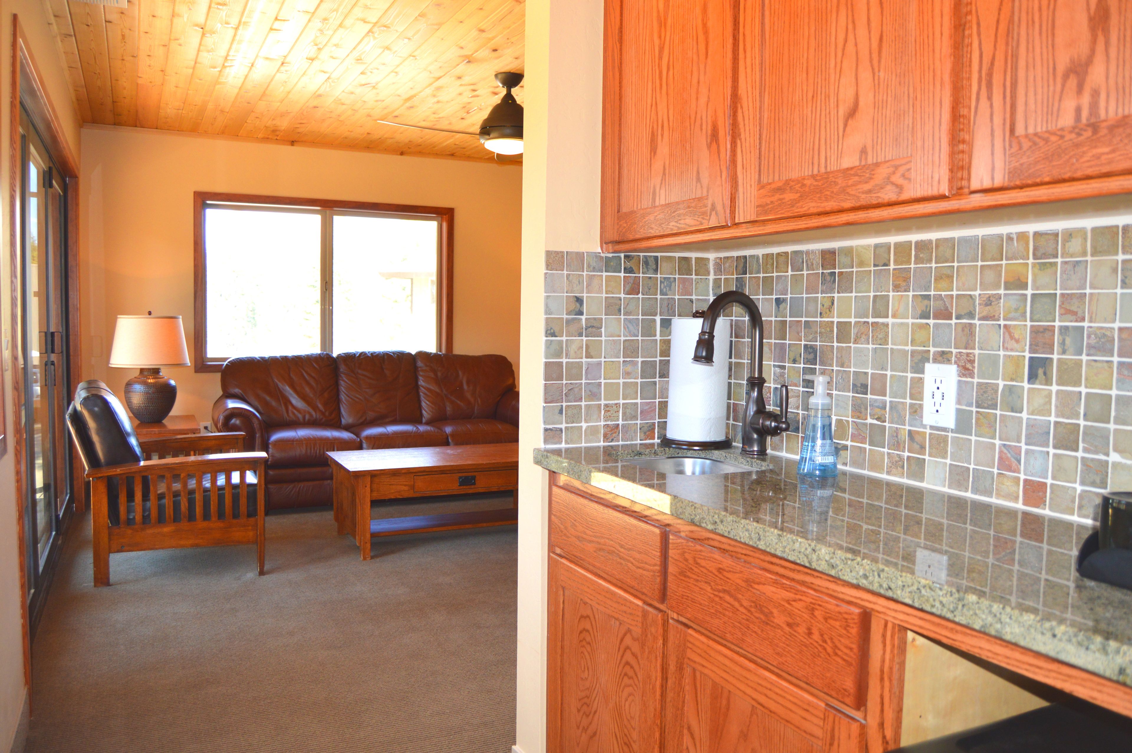 premium suite, 2 bedrooms, balcony, lakeside | private kitchenette | fridge, microwave