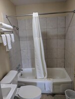 Shower, free toiletries, hair dryer (on request), towels