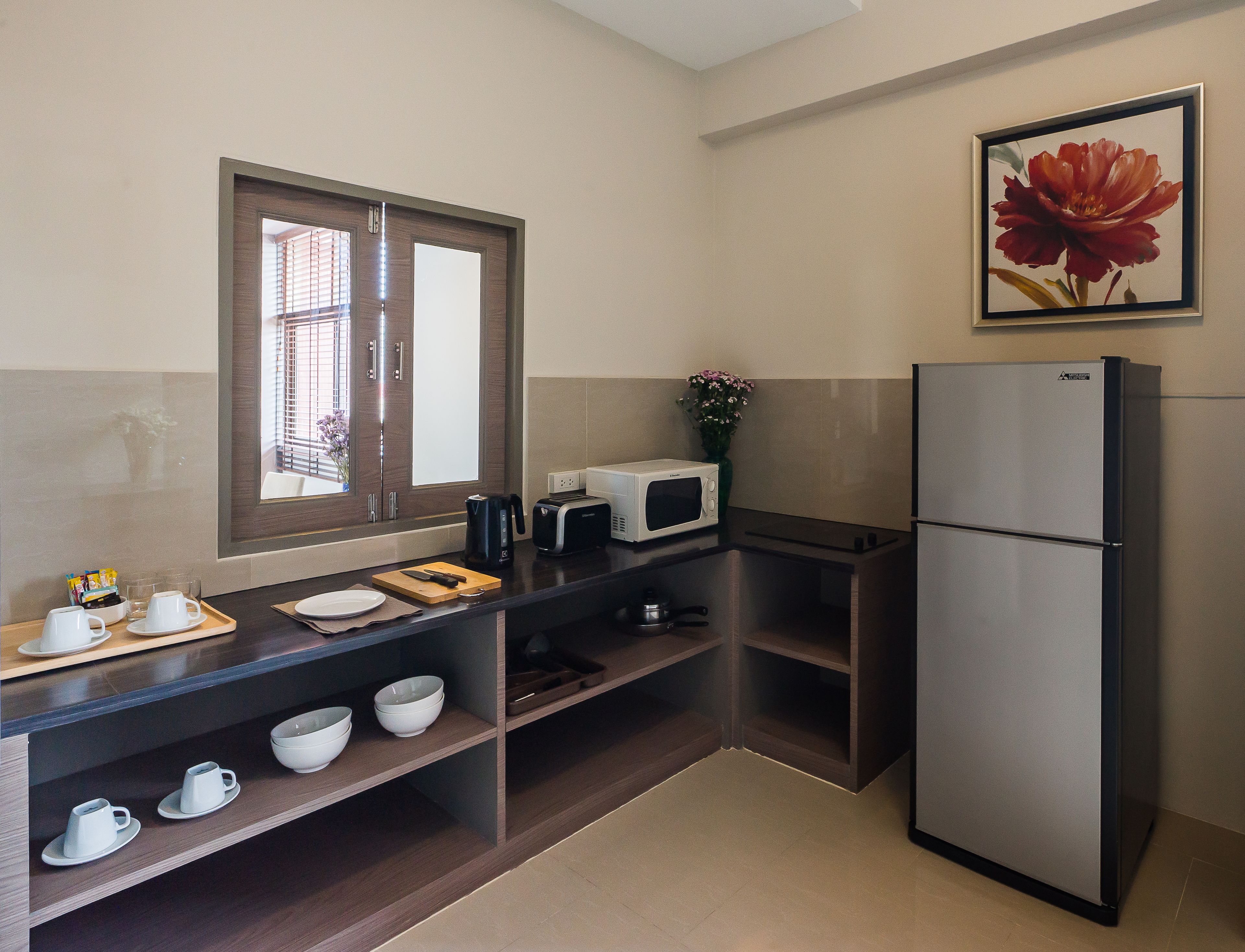 family suite, 2 bedrooms | private kitchenette | fridge