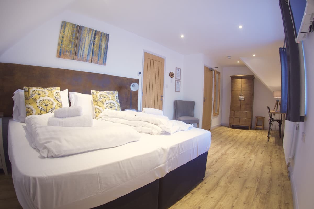 Room 1 (Not Dog Friendly Room) | Individually furnished, desk, iron/ironing board, bed sheets