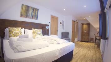 Room 1 (Not Dog Friendly Room) | Individually furnished, desk, iron/ironing board, bed sheets