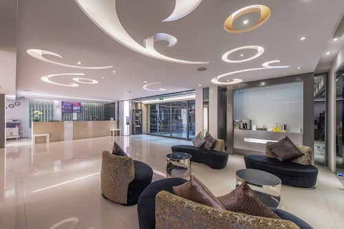 Lobby sitting area