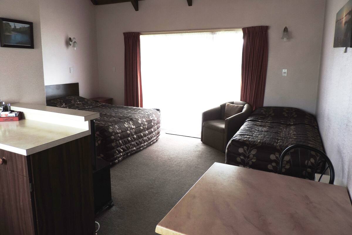 Iron/ironing board, cribs (free), WiFi (free), bed sheets