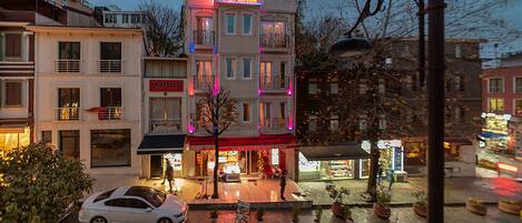 Fassade der Unterkunft