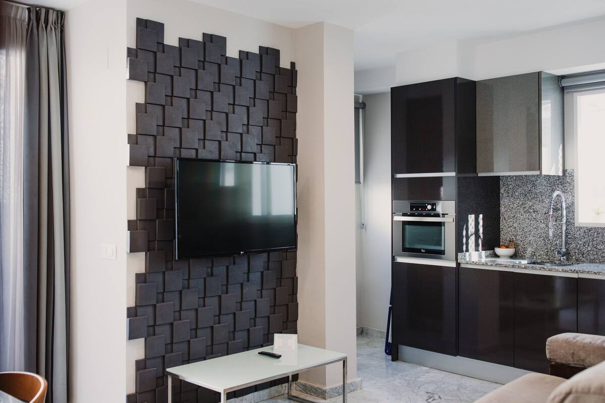 Superior Penthouse, 1 Bedroom, Terrace | Living area