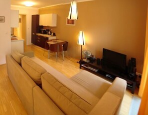 LCD TV, DVD player - Balbinova Aparthouse (Prague)