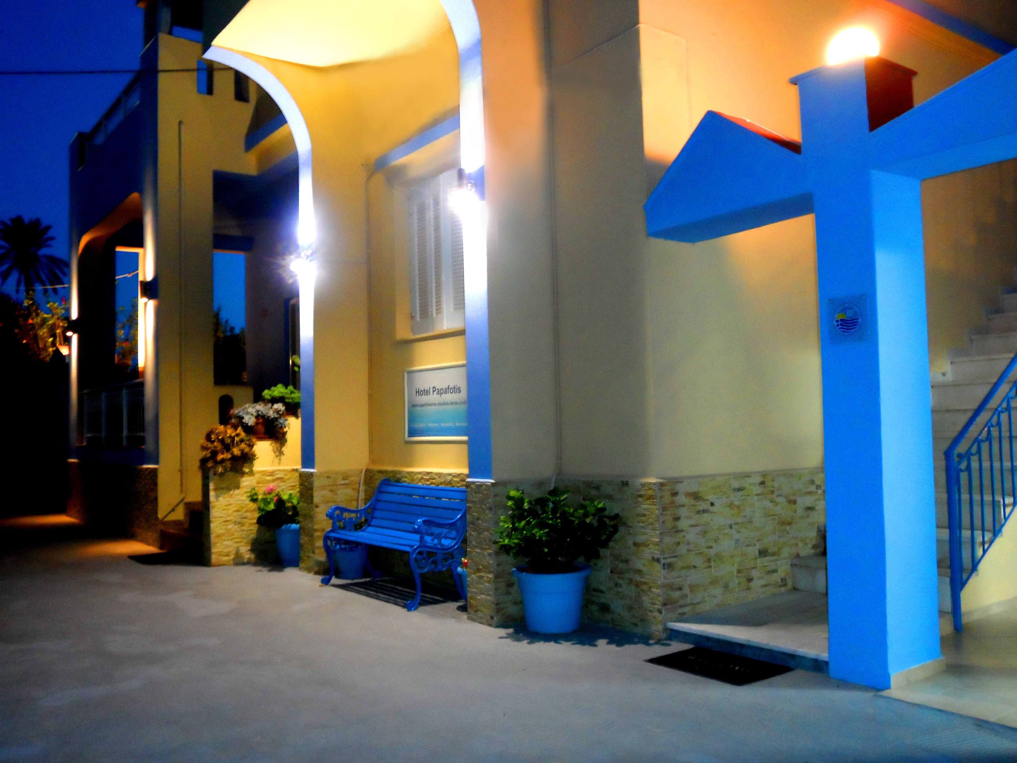 Front of property – evening/night