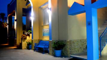 Front of property – evening/night