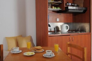 Apartment, 1 Bedroom | Private kitchenette | Fridge, stovetop, coffee/tea maker, electric kettle - Erofili Apartments (Hersonissos)
